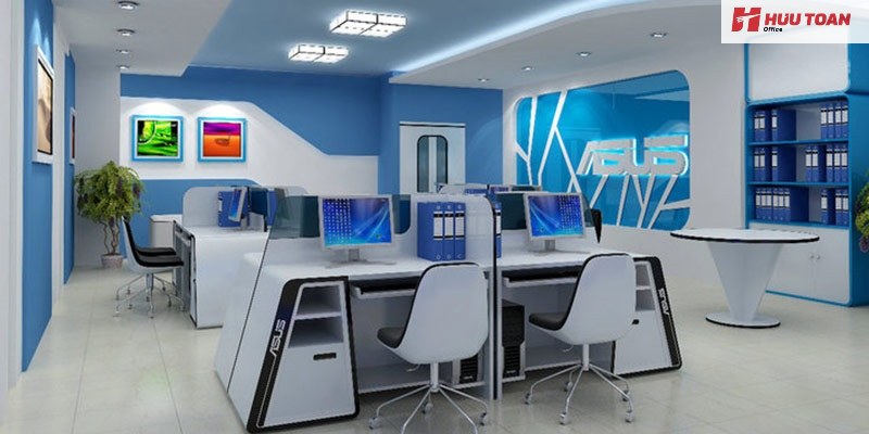 Chọn màu sơn tường văn phòng tăng hiệu xuất làm việc Chọn màu sơn tường văn phòng theo diện tích