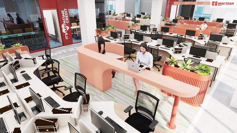 Mẫu nội thất văn phòng thông minh phổ biến hiện nay