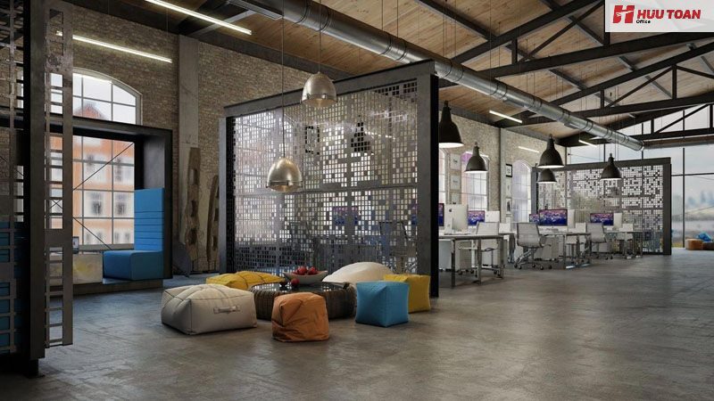 Phong cách công nghiệp (Industrial) văn phòng mới nhất 2024 Đặc điểm phong cách công nghiệp (Industrial) văn phòng