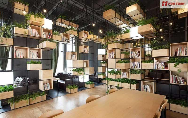 Mẫu phong cách Eco trong văn phòng
