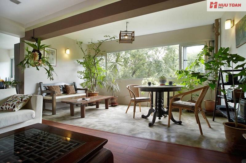 Mẫu phong cách Eco trong văn phòng