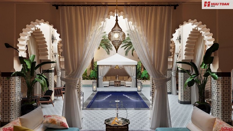 Nguyên tắc phong cách Moroccan trong văn phòng