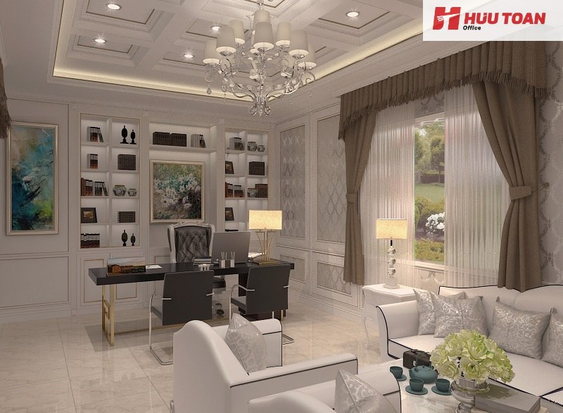 14 Phong cách thiết kế văn phòng phổ biến hiện nay Phong cách thiết kế văn phòng tân cổ điển