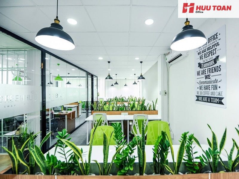 14 Phong cách thiết kế văn phòng phổ biến hiện nay Phong cách văn phòng xanh Eco