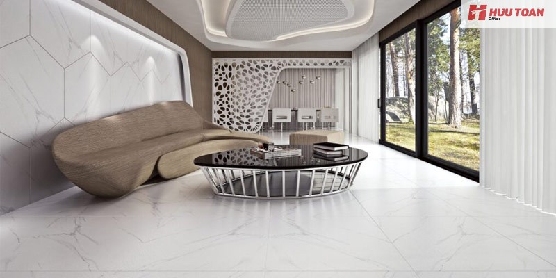 9 vật liệu lát sàn trong văn phòng phổ biến hiện nay Sàn nhựa giả gỗ - vật liệu lát sàn trong văn phòng