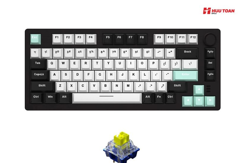 Danh sách 5 mẫu bàn phím văn phòng giá rẻ được yêu thích hiện nay Bàn phím Dareu EK75 Multi LED