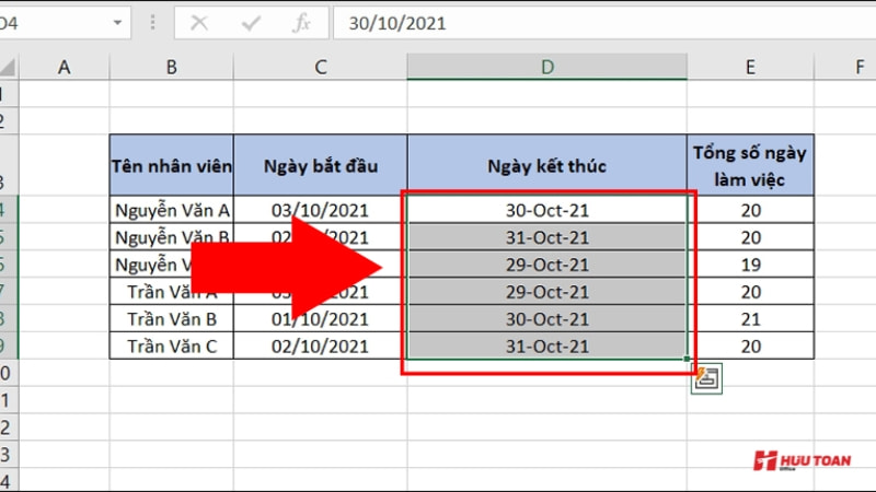 Mách bạn các thủ thuật word excel cho dân văn phòng hữu ích Điền ngày tháng nhanh bằng phím tắt