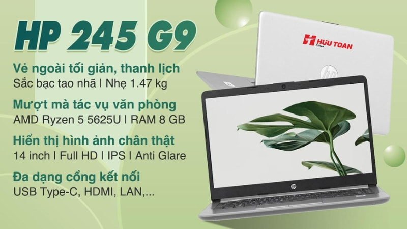Top 6 laptop dành cho dân văn phòng dưới 20 triệu đáng đầu tư nhất Laptop dành cho dân văn phòng HP 245