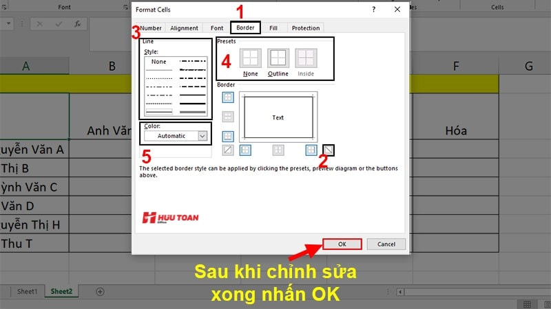 Bỏ túi 150 thủ thuật Excel cho dân văn phòng cực kỳ hữu ích Thêm đường chéo vào ô