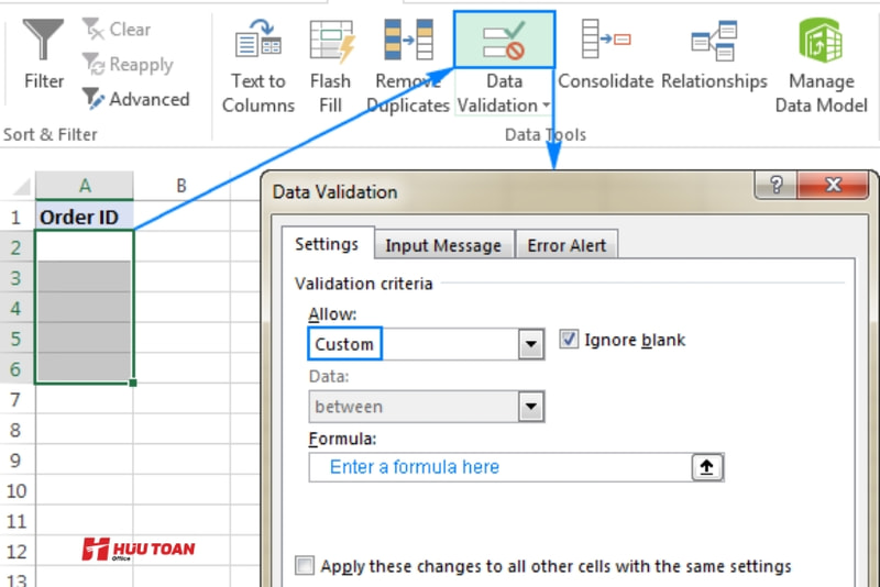Bỏ túi 150 thủ thuật Excel cho dân văn phòng cực kỳ hữu ích Thủ thuật Excel cho dân văn phòng Data Validation