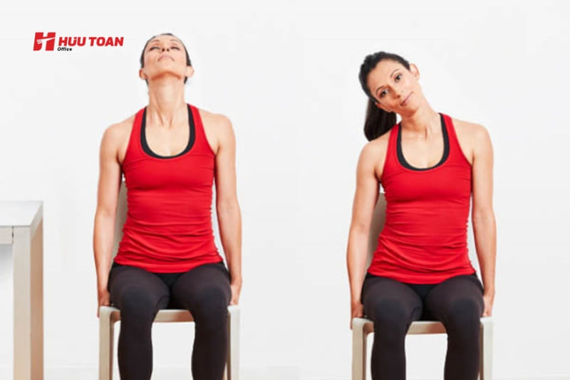 5 Bài tập chuyên biệt, đơn giản cho dân văn phòng đau lưng Bài tập xoay cổ