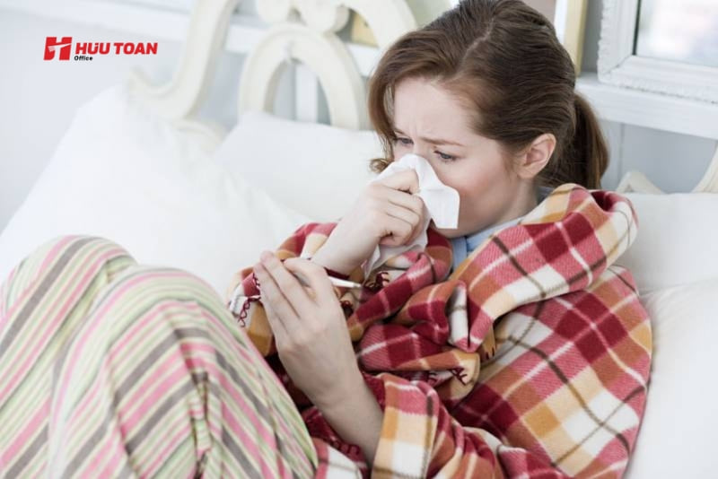 15 Bệnh của dân văn phòng thường gặp và cách phòng tránh Cảm cúm, viêm phổi - bệnh của dân văn phòng