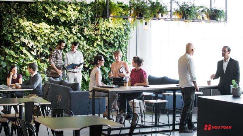 Văn phòng xanh sạch đẹp: Xu hướng thiết kế hiện đại, thân thiện với môi trường Lợi ích với doanh nghiệp khi thiết kế văn phòng xanh sạch đẹp