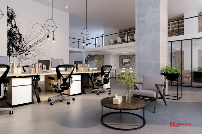 Khám phá 20+ mẫu văn phòng đẹp theo xu hướng và ngành nghề Mẫu thiết kế văn phòng không gian mở