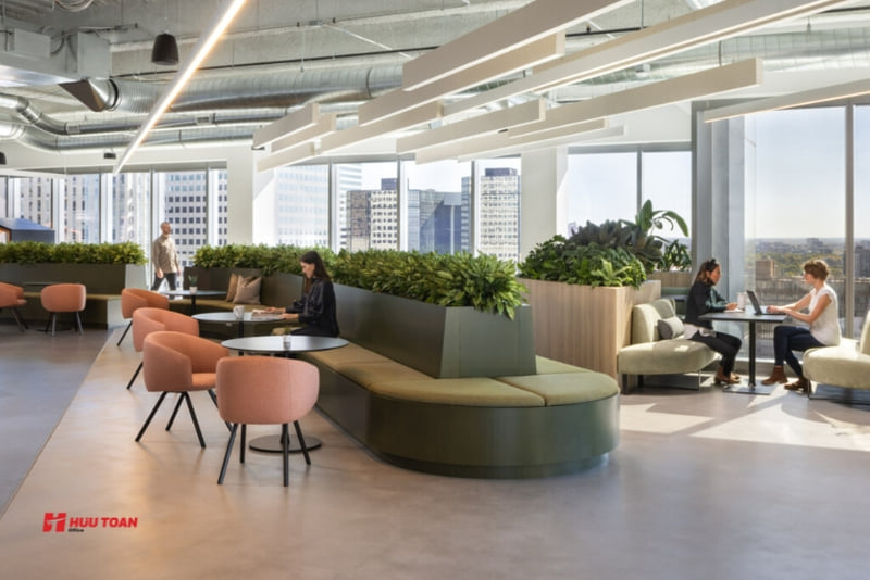 Văn phòng xanh sạch đẹp: Xu hướng thiết kế hiện đại, thân thiện với môi trường Các mẫu văn phòng xanh sạch đẹp, sáng tạo mới nhất
