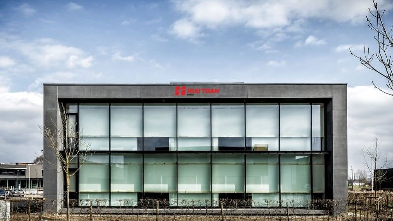 10+ mẫu nhà văn phòng 2 tầng độc đáo theo xu hướng mới Mẫu nhà văn phòng 2 tầng với phong cách tối giản kiến trúc