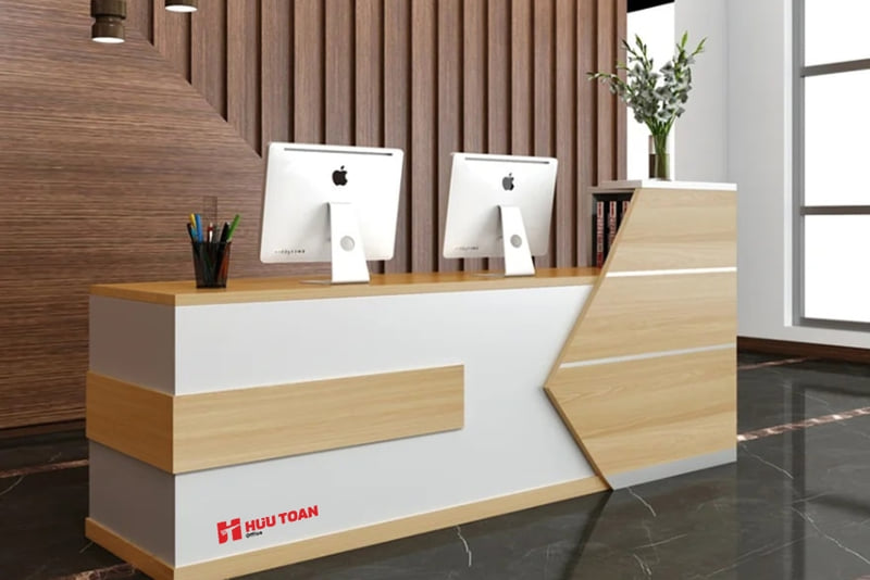 Gợi ý 20+ mẫu quầy lễ tân đẹp, giá tốt, chất lượng cao Mẫu quầy lễ tân mini tiện lợi