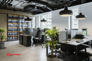 Màu sắc và trang trí cho văn phòng mini