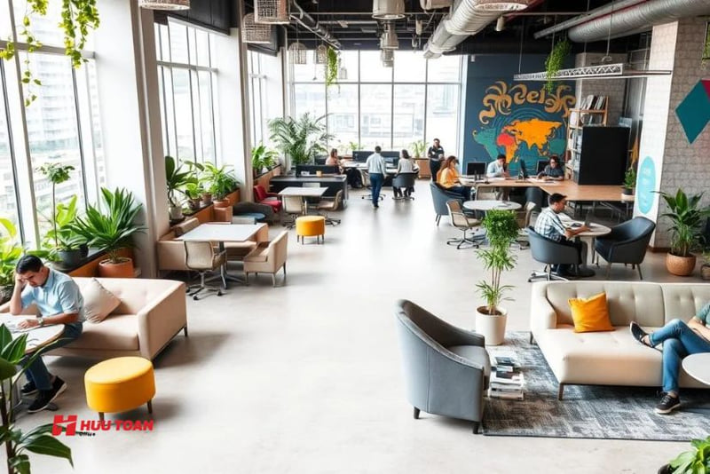 Bí kíp thiết kế văn phòng Coworking Space sáng tạo, hiện đại Thiết kế văn phòng Coworking Space sáng tạo, hiện đại